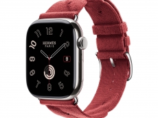 爱马仕APPLE WATCH HERMES系列H0009931粉色尼龙表带