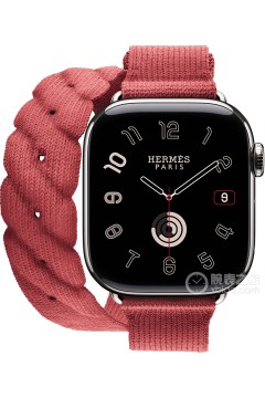 爱马仕APPLE WATCH HERMES系列H0009941粉色尼龙表带