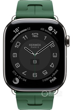 爱马仕APPLE WATCH HERMES H0009931绿色橡胶表带