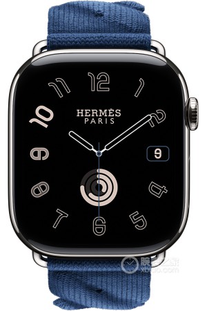 爱马仕APPLE WATCH HERMES系列H0009931蓝色尼龙表带