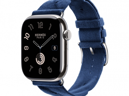 爱马仕APPLE WATCH HERMES系列H0009931蓝色尼龙表带