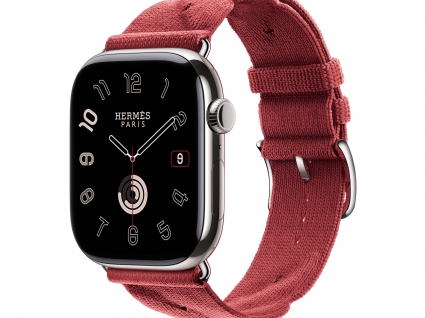 爱马仕APPLE WATCH HERMES系列H0009931粉色尼龙表带