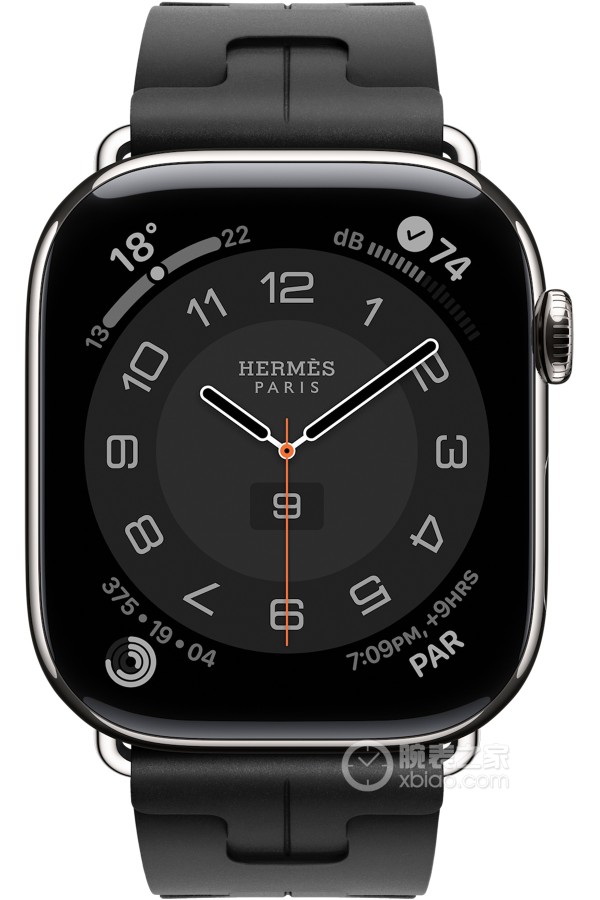 爱马仕APPLE WATCH HERMES系列H0009931黑色橡胶表带