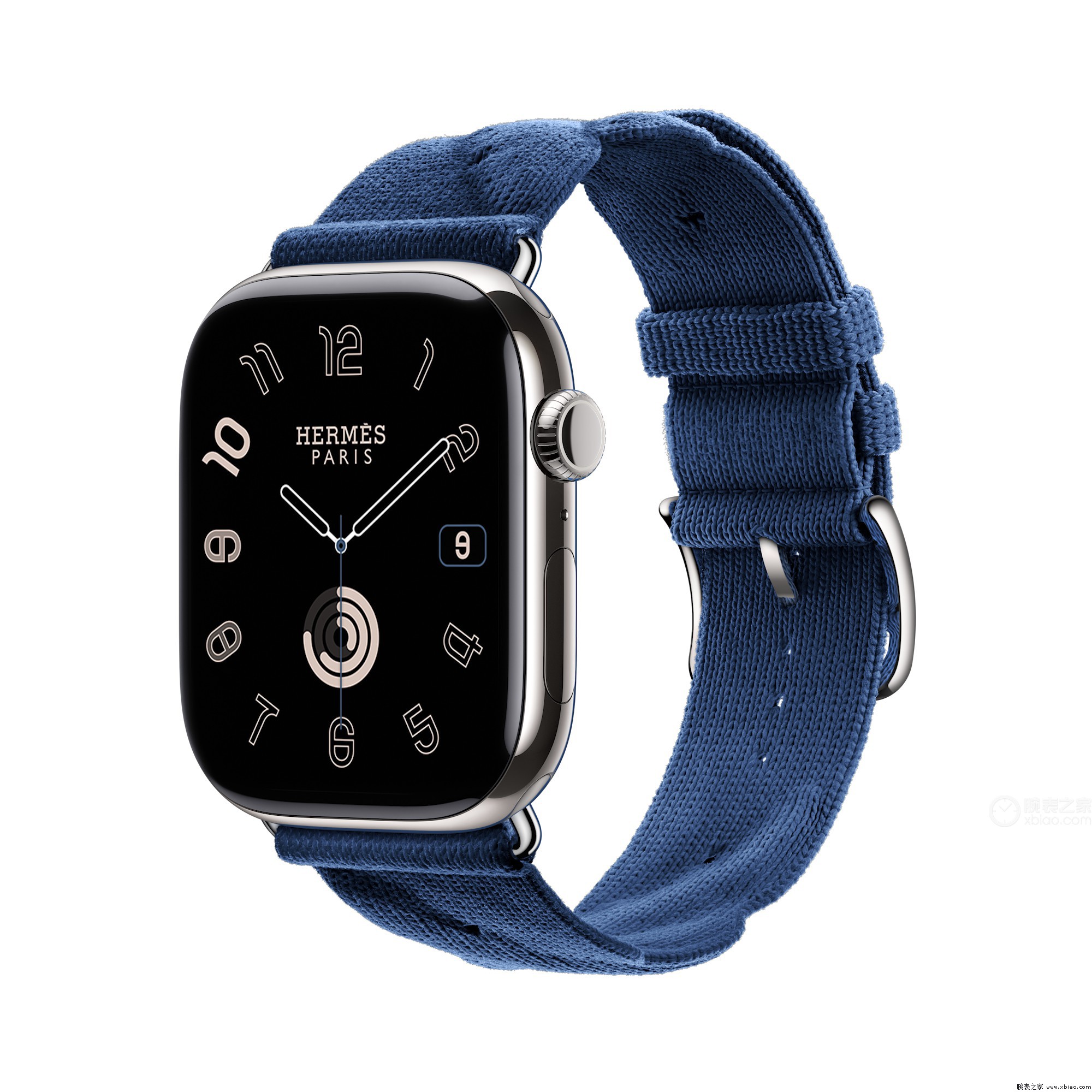 愛馬仕APPLE WATCH HERMES系列H0009931藍(lán)色尼龍表帶