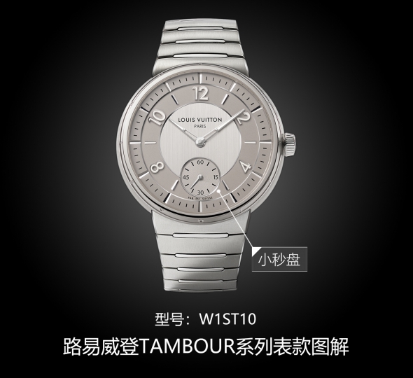 路易威登TAMBOUR系列W1ST10图解