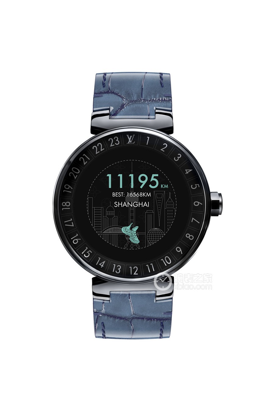 路易威登智能腕表系列Tambour Horizon 智能（蓝表带）