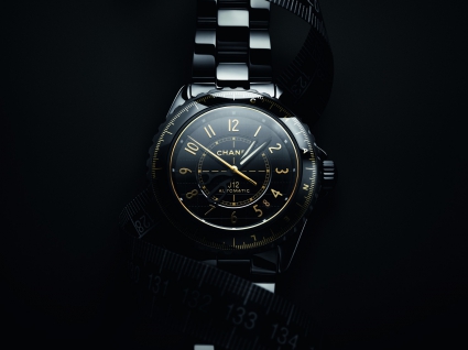 香奈兒J12系列COUTURE 腕表-黑盤-數字時標