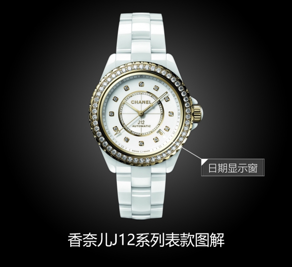 香奈儿J12系列CALIBER 12.1 腕表-白色图解
