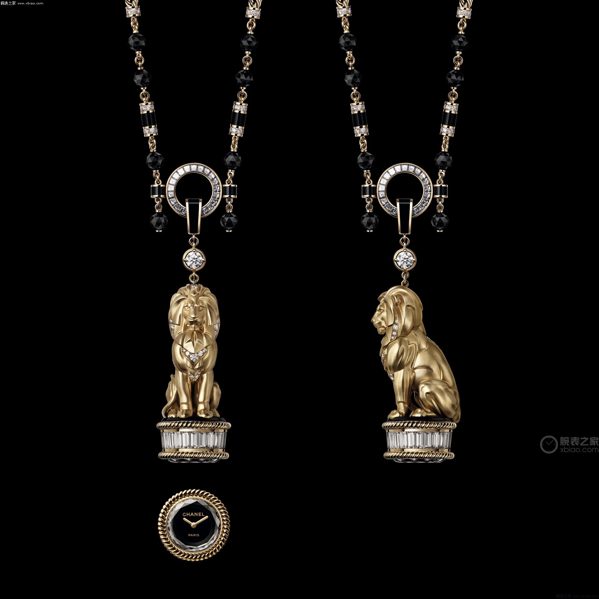 香奈儿高级制表系列SEATED LION LONG NECKLACE