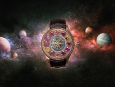古驰G-TIMELESS系列G-Timeless Planetarium棕色皮带