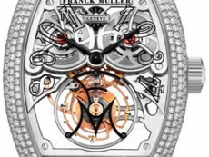 法穆兰GIGA TOURBILLON系列8889 TG SQT BR D7 镶钻皮带