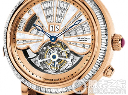 帕玛强尼TOURBILLON系列PF on demand 玫瑰金镶钻表壳