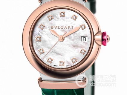 宝格丽LVCEA系列宝石绿机械腕表