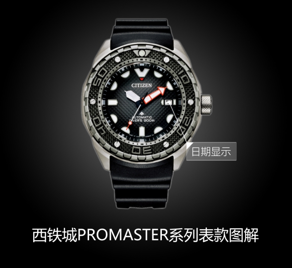 西鐵城PROMASTER系列NB6004-08E圖解