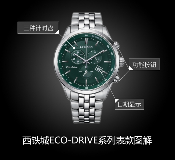 西铁城ECO-DRIVE系列AT2149-85X图解