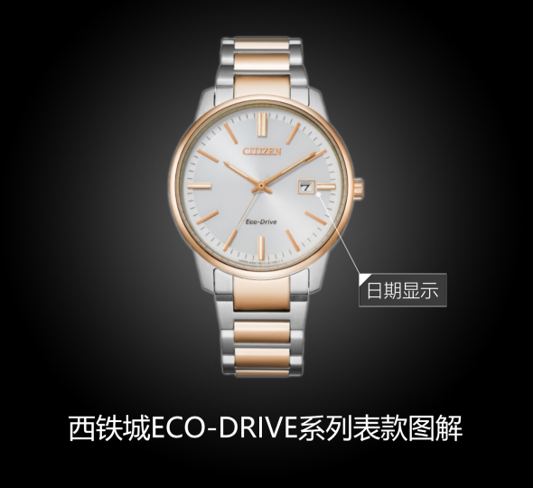 西铁城ECO-DRIVE系列BM7526-81A图解