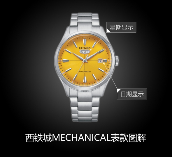 西铁城MECHANICAL系列NH8391-51Z图解