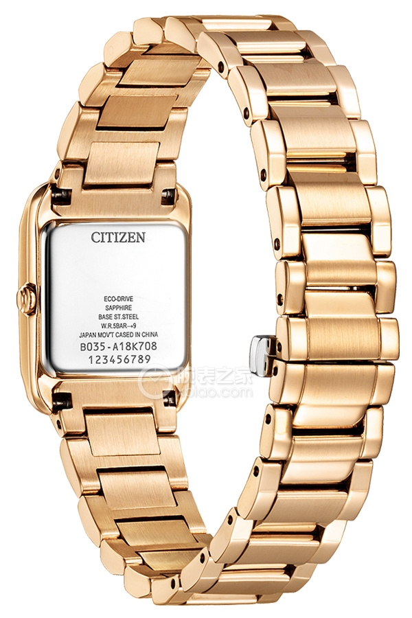 西鐵城CITIZEN L系列EW5603-89Y背面圖