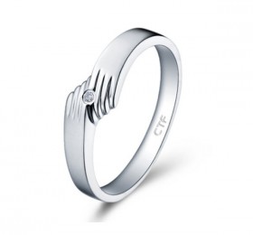 周大福西式婚礼结婚戒指NA30 戒指