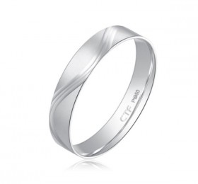 周大福西式婚礼结婚戒指PT160092 戒指