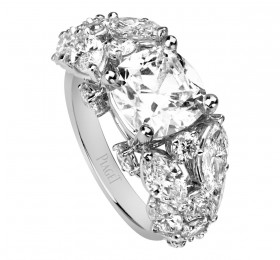 伯爵LIMELIGHT系列Limelight Couture Précieuse高级珠宝戒指戒指