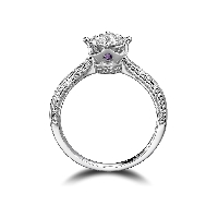 潮宏基婚庆系列皇室印象系列钻石戒指