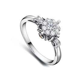 潮宏基婚庆系列皇室印象系列钻石戒指 戒指