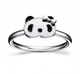 潮宏基童趣系列熊猫系列BRN000816011 戒指