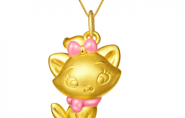 潮宏基童趣系列迪士尼玛丽猫系列CP0001361500