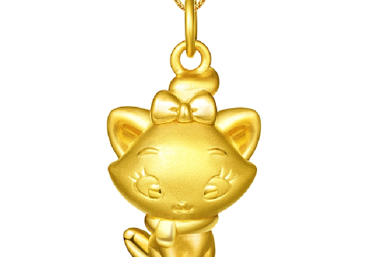 潮宏基童趣系列迪士尼玛丽猫系列CP0001361900