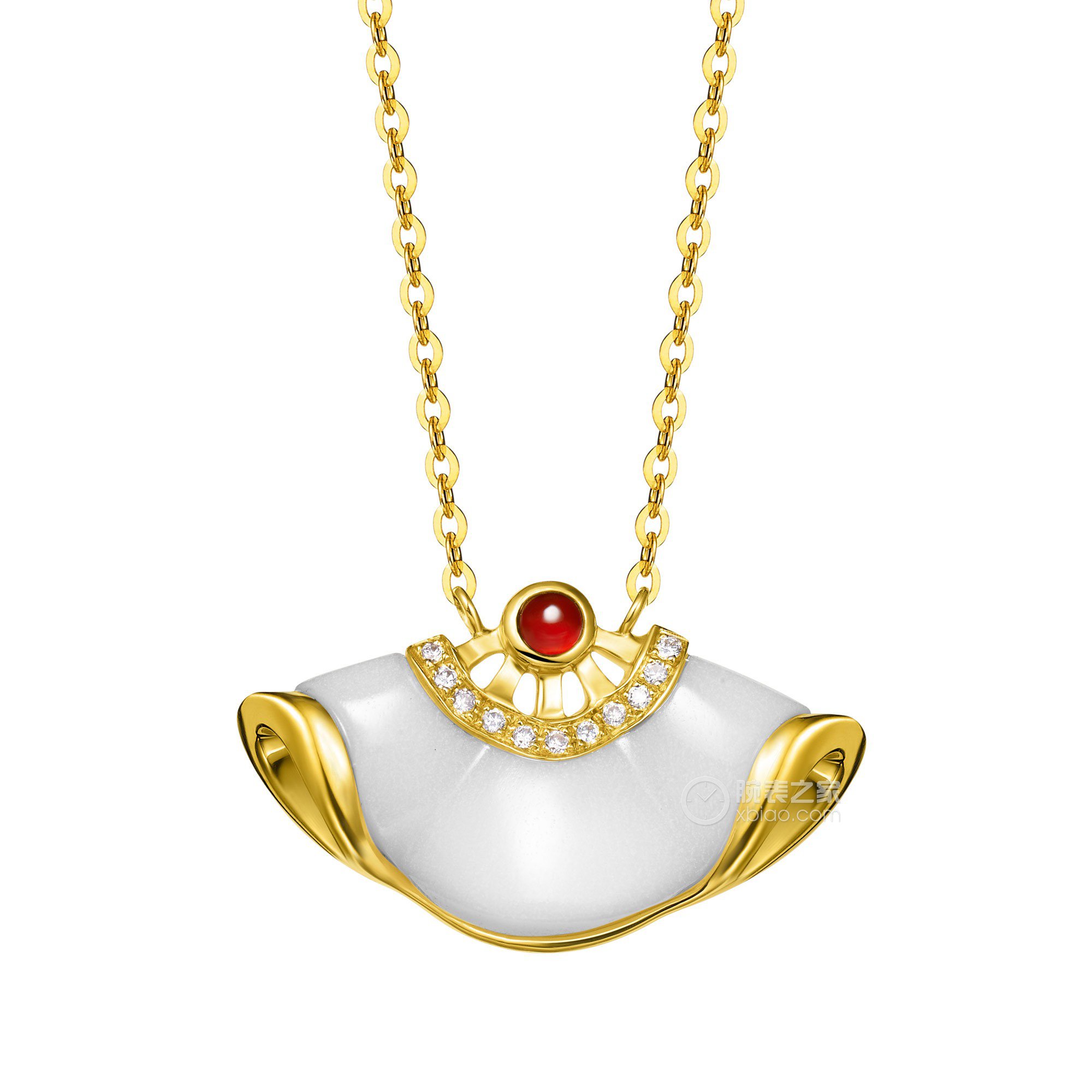 潮宏基时尚系列珍珠母贝项链项链