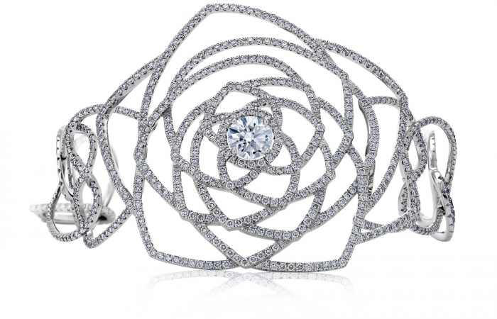 戴比尔斯ENCHANTED LOTUS 系列Enchanted Lotus钻石手链
