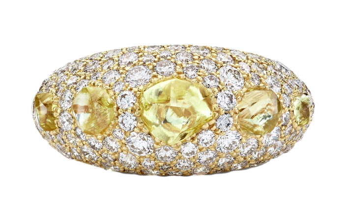 戴比尔斯TALISMAN 系列TALISMAN高级珠宝黄金钻石戒指