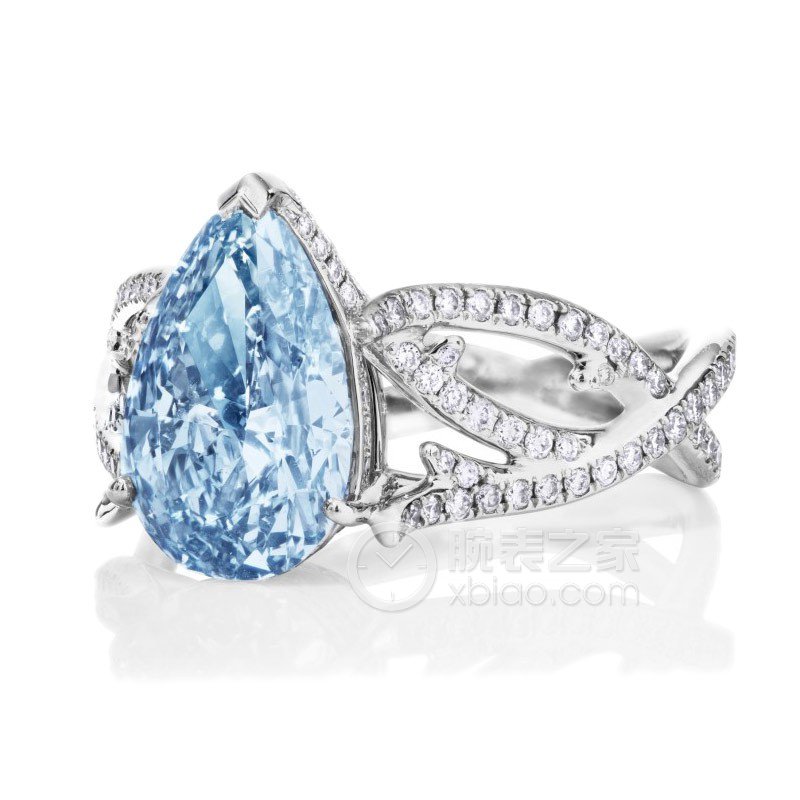 戴比尔斯1888 MASTER DIAMONDS 大师美钻系列VOLUTE 艳彩蓝钻戒指戒指