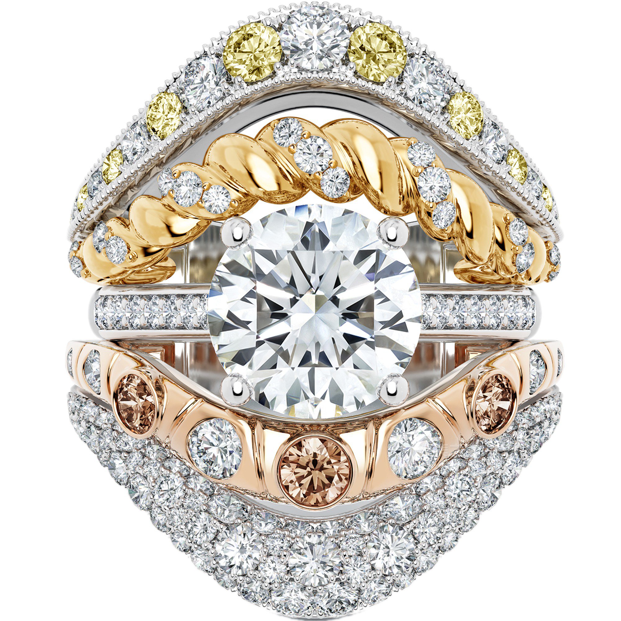 戴比尔斯METAMORPHOSIS BY DE BEERS 高级珠宝戒指戒指
