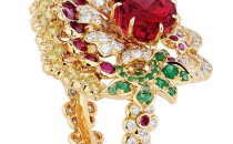 迪奥DIOR DIOR DIORJINT93021(Dentelle Popeline红色尖晶石戒指JINT93021)戒指