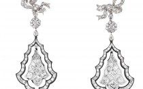 迪奥DIOR À VERSAILLES钻石、暗银耳环(钻石、暗银耳环钻石、暗银耳环)耳饰