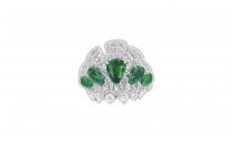 迪奥ARCHI DIORARCHI DIOR “COROLLE JOUR ÉMERAUDE”戒指(ARCHIDIOR“COROLLEJOURÉMERAUDE”戒指ARCHIDIOR“COROLLEJOURÉMERAUDE”戒指)戒指