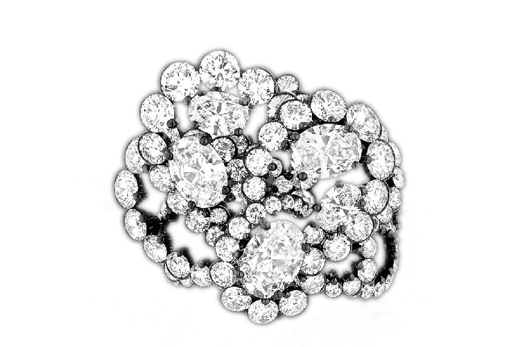 迪奥ARCHI DIOR ARCHI DIOR “MILIEU DU SIÈCLE DIAMANT”戒指