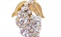 蒂芙尼古董珍藏黄金镶嵌珐琅和钻石胸针(古董珍藏黄金镶嵌珐琅和钻石胸针古董珍藏黄金镶嵌珐琅和钻石胸针)胸针