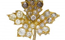 蒂芙尼古董珍藏18K黄金镶嵌彩色钻石胸针(古董珍藏18K黄金镶嵌彩色钻石胸针古董珍藏18K黄金镶嵌彩色钻石胸针)胸针