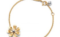蒂芙尼RETURN TO TIFFANY18K 黄金和纯银雏菊链结式手链(18K黄金和纯银雏菊链结式手链18K黄金和纯银雏菊链结式手链)手镯