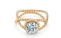 蒂芙尼SCHLUMBERGER™高级珠宝18K 金 Rope 订婚钻戒(18K金Rope订婚钻戒18K金Rope订婚钻戒)戒指