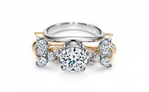 蒂芙尼SCHLUMBERGER™高级珠宝铂金和 18K 金 Two Bees 订婚钻戒(铂金和18K金TwoBees订婚钻戒铂金和18K金TwoBees订婚钻戒)戒指