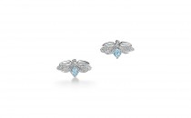 蒂芙尼TIFFANY PAPER FLOWERS™ 铂金镶嵌钻石和海蓝宝石萤火虫耳环(铂金镶嵌钻石和海蓝宝石萤火虫耳环铂金镶嵌钻石和海蓝宝石萤火虫耳环)耳饰