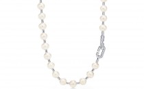 蒂芙尼TIFFANY HARD WEAR纯银淡水珍珠项链，40.6 厘米(纯银淡水珍珠项链，406厘米纯银淡水珍珠项链，406厘米)项链