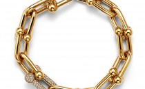 蒂芙尼TIFFANY HARD WEAR黄金镶钻链环手链(黄金镶钻链环手链黄金镶钻链环手链)手镯