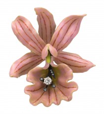 蒂芙尼花朵胸针