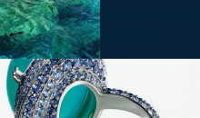蒂芙尼BLUE BOOK高级珠宝硅孔雀石戒指