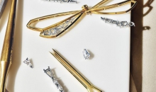蒂芙尼BLUE BOOK高级珠宝2019 Blue Book铂金及18K黄金镶嵌切割钻石蜻蜓造型胸针